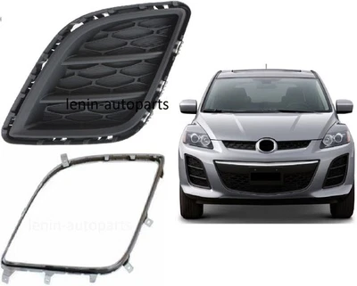 Lamp Bezel Fog Driving Lamp Cover Trim Ring For MAZDA CX-7 2010-2012 Right Pair - Image 1 of 4