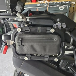 Bolsa de herramientas impermeable universal para moto TPU con marco de tela bolsas - Imagen 1 de 11