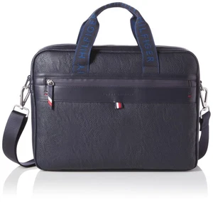 Tommy Hilfiger Mens Leo Briefcase, Basket Brown - Picture 1 of 4