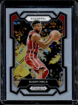 2024 Prizm Draft Picks Collegiate Buddy Hield Silver #12 Sooners - Image 1 of 2
