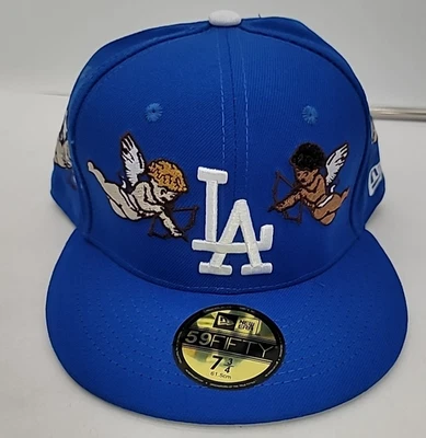 59Fifty L.A Dodgers Born X Raised City of Angels Azul Ajustado Talla 7 3/4 Foto 1 de 4