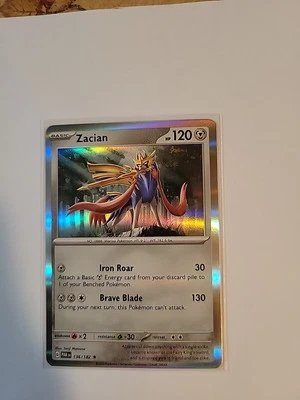 Zacian 136/182 Sv04: Paradox Rift Holo - Image 1 of 2