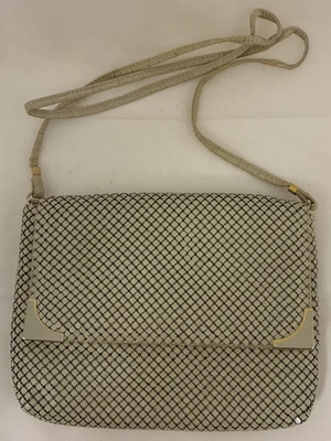 Bandolera Monedero Malla Metal Gris Claro Foto 1 de 4