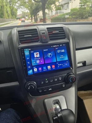 4+64G Apple Carplay Car Stereo Radio For Honda CRV 2007-2011 GPS Android 14 - Image 1 of 4