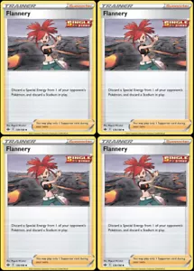 Flannery 139/198 - Pokemon Chilling Reign - Trainer Supporter Set - x4 Playset - Picture 1 of 1