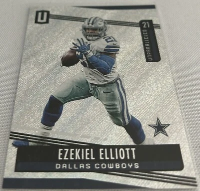 2019 Panini Unparalleled Football Ezekiel Elliott Dallas Cowboys #108 - Image 1 of 2