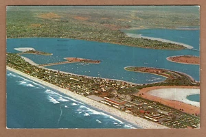 Mission Beach Resort Bay Aquatic Park Pacific California 1962 Chrome Postkarte - Bild 1 von 2