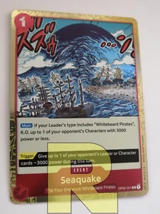 Seaquake ® Rara Holo ® Paramount War R OP02-021 ® One Piece ® Inglés - Bild 1 von 2