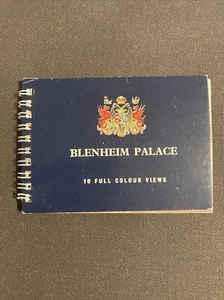 Vintage 1960s BLENHEIM PALACE 10 Full Colour Views Spiral Bound Photo Book 3”x4” - Picture 1 of 3