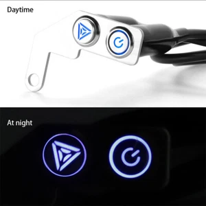 Interruptor LED de motocicleta encendido/apagado montaje en manillar pulsador doble botón faro antiniebla 12 V - Imagen 1 de 12