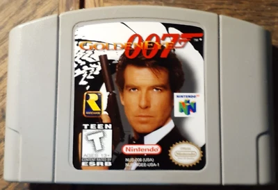 Goldeneye 007 (Nintendo 64 N64 1997) Vg Shape Tested Original Authentic - Image 1 of 2