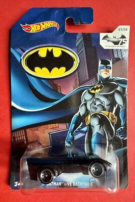 BATMAN 75 Years - Hot Wheels Live Batmobile - 2013 Mattel - Immagine 1 di 4