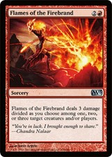 *FOIL* Flames of the Firebrand 1x MtG m13 2013 Core ENGLISH SP/NM