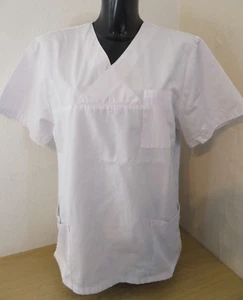 7days JobWear ° Kasack Gr. S 36 weiß Kurzarm Damen Kleidung Berufsbekleidung TOP - Bild 1 von 3