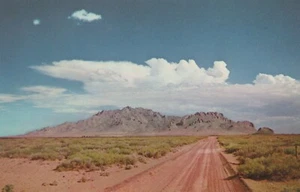 Florida Mountains South of Deming, New Mexico - unposted RPPC - Bild 1 von 3
