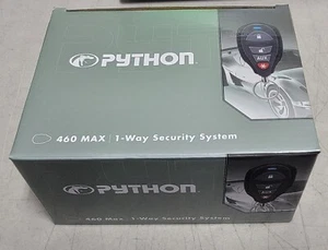 PYTHON 3105P 1-WAY 1/4-MILE RANGE SECURITY SYSTEM W/ 2 4-BUTTON REMOTE CONTROLS - Picture 1 of 3