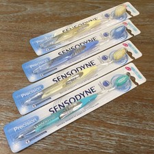 3 Units Sensodyne Precision Toothbrush Sensitive Teeth Silky Bristles Soft