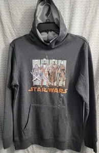 Star Wars Heather Black Fleece Hoodie Youth Sz XL - Picture 1 of 2