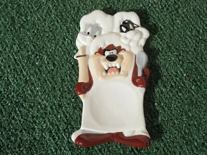 Vintage Warner Bros Looney Tunes Tazmanian Devil Bugs Bunny Sylvester Spoon Rest - Picture 1 of 6
