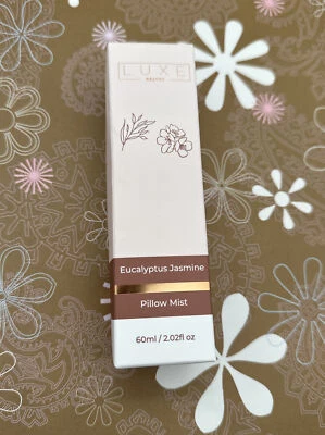 LUXE Beauty Pillow Mist EUCALYPTUS JASMINE 60ml/2oz Full Size. NIB - Image 1 of 4