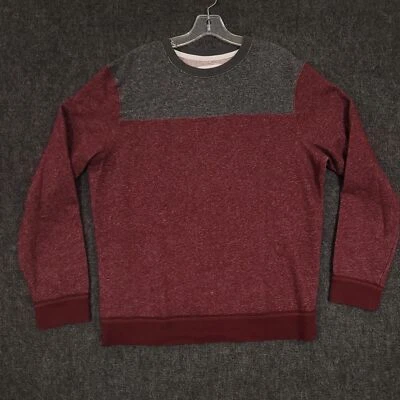 Suéter Urban Pipeline Para Hombre Pullover Grande Rojo Gris Mezcla de Algodón Manga Larga Foto 1 de 4