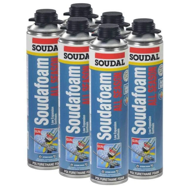 Soudal 455800 Low Expansion Gunfoam - 6 Pack