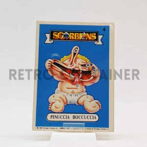 Vintage Garbage Pail Kids - SGORBIONS 1 1a Serie - 4 Pinuccia Boccuccia - Picture 1 of 1