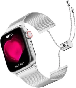 Jewelry Stainless Steel Bands Strap Metal Cuff Bangle Bracelets Adjustable Z3 - Picture 1 of 2