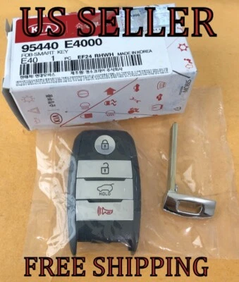 NEW OEM 15 16 17 18 KIA SOUL + EV SMART KEYLESS PROXIMITY REMOTE FOB 95440-E4000 - Image 1 of 2