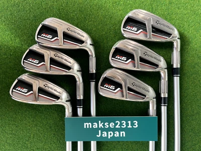 Taylormade M6 IronSet 5-9+Pw 6pc RH FUBUKI TM-6 Graphite shaft Flex R used - Image 1 of 4