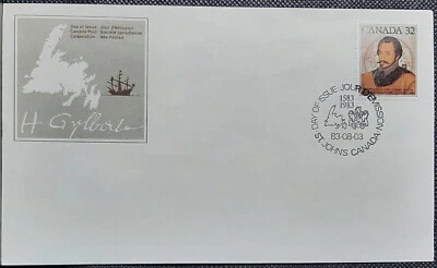 (CAN-207) CANADA 1983 SIR HUMPHREY GILBERT 1983 FDC VF - Image 1 of 2