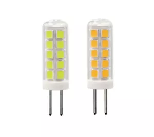 6pcs G4 Bi-Pin T3 LED Light Bulb 2W 12V 31-2835 SMD Lamp Ceramics Glass Light - Picture 1 of 11
