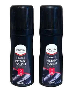 2 x scarpe liquide istantanee Crosby nere per la cura della protezione spugna resistente all'acqua - Foto 1 di 1