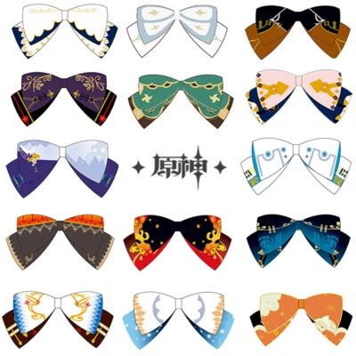 Genshin Impact Cosplay Bowknot Headwear Spring Clip Hair Accessories Headdress - Image 1 of 4