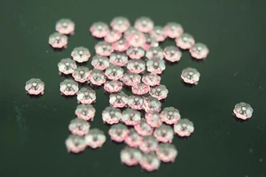 Swarovski Crystal Beads 3700 Light Rose 6mm Marguerite Flower Beads 12pc - Picture 1 of 1
