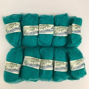 Bolsa de ganchillo tejida mezcla acrílica gruesa cepillada jade juglar hilo Jaeger de 10 - Imagen 1 de 7