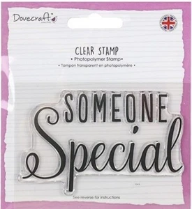 Dovecraft Clear Stamps Someone Special New Free UK Postage Christmas Gift - Picture 1 of 2