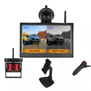 2.4GHz HD Wireless CCD Camera 5" Monitor Reverse For Horse Float CCD Monitor Kit - Picture 1 of 18