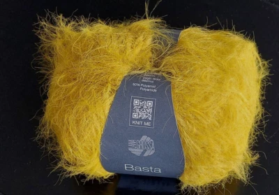 (kg/138€) NEU! BASTA Lana Grossa 50g Fb. 12 senfgelb federzarter Flausch - Bild 1 von 2