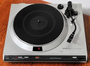 Denon DP-30L(S) Silver Turntable Record Player w/ Cartridge Tested Japan - Picture 1 of 20