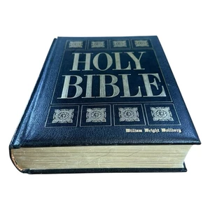 Holy Bible Master Reference Edition 1969 KJV Large Gilt Edges Leather-Like Cover - Foto 1 di 14