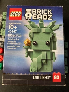 Lego Brickheadz Statue Of Liberty 40367  Used 100% Complete w/Instructions + box - Picture 1 of 7
