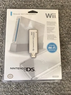 Nintendo Wii DS Conector Wi-Fi USB NTR-010 Usado Con Embalaje Cable Disco Foto 1 de 4