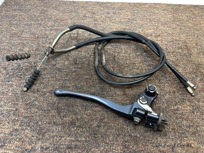 1989-01 Suzuki LT160 LTF160 QuadRunner alça de freio dianteiro alavanca de poleiro cabo duplo - Imagem 1 de 4