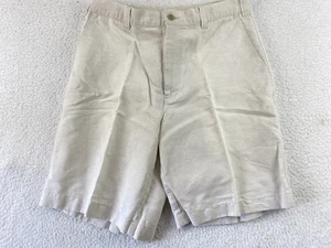 Pantalones Cortos Ashworth Para Hombre 32 Caqui Lino Algodón De Colección Golf EZ Tech 9 Entrepierna - Imagen 1 de 9