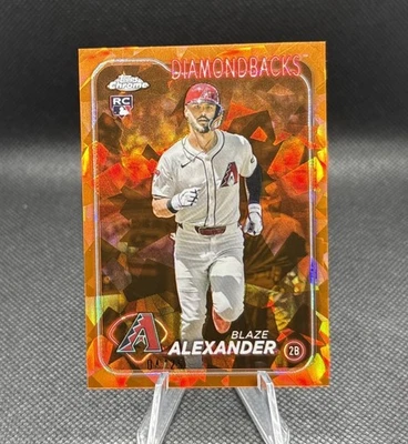 Blaze Alexander 2024 Topps Chrome Update - Orange Sapphire #USC53 /25 Rookie - Image 1 of 3