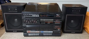 Sharp VZ-1550 Both Sides Play Disc Combo Stereo System With Original Box Repair - Picture 1 of 22