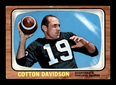 1966 Topps #109 Cotton Davidson   GOOD X3546232 - Image 1 of 3