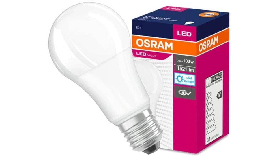 4052899971042 Żarówka LED OSRAM bańka E27 13W LED Zimna 6500k OSRAM - Bild 1 von 1