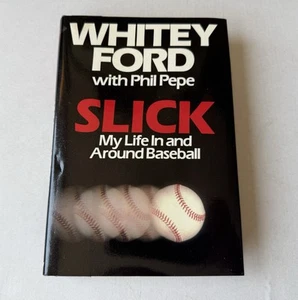 Vintage 1987 Signed Whitey Ford Autobiography First Edition Slick HC Book MLB - Picture 1 of 20